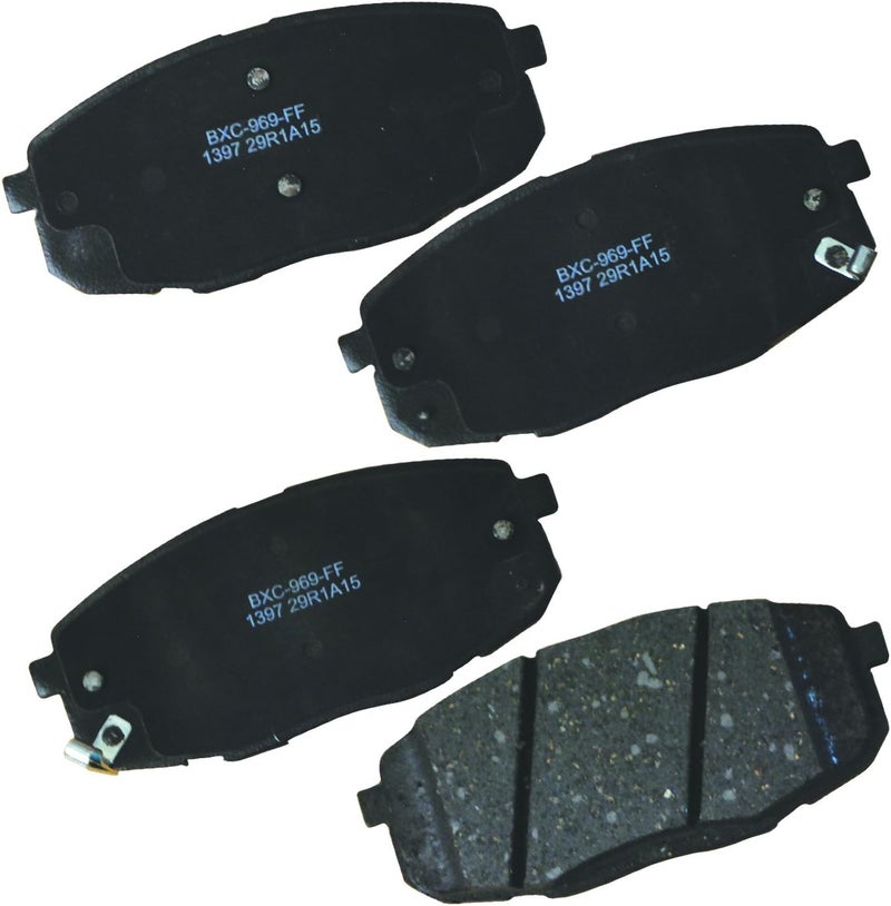 Bendix Premium SBC1397 Ceramic Front Brake Pads for Hyundai Elantra 2012-2009, Kia Forte 2013-2010, Forte5 2013-2012, Forte Koup 2013-2010 - Image 1